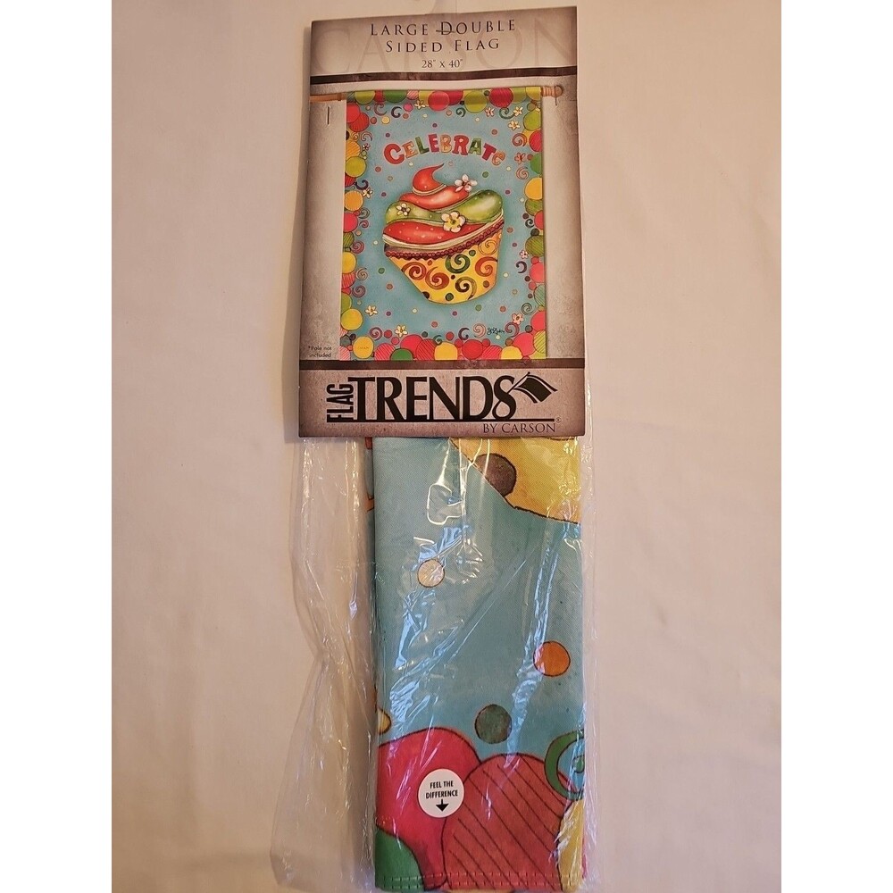 NIP Flag Trends by Carson Large 28 x 40 Yard Flag Celebrate